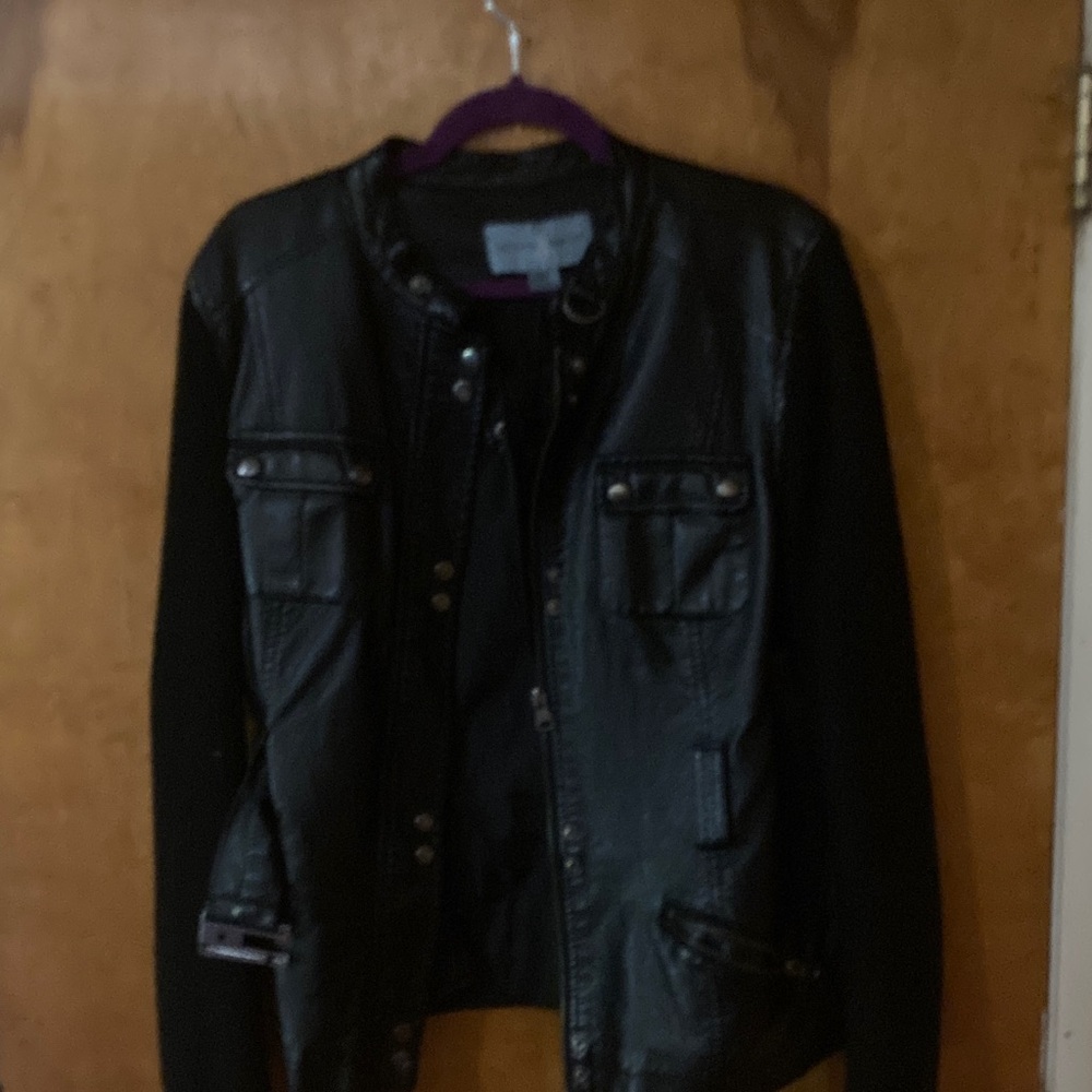 Women's Black Leather Jacket